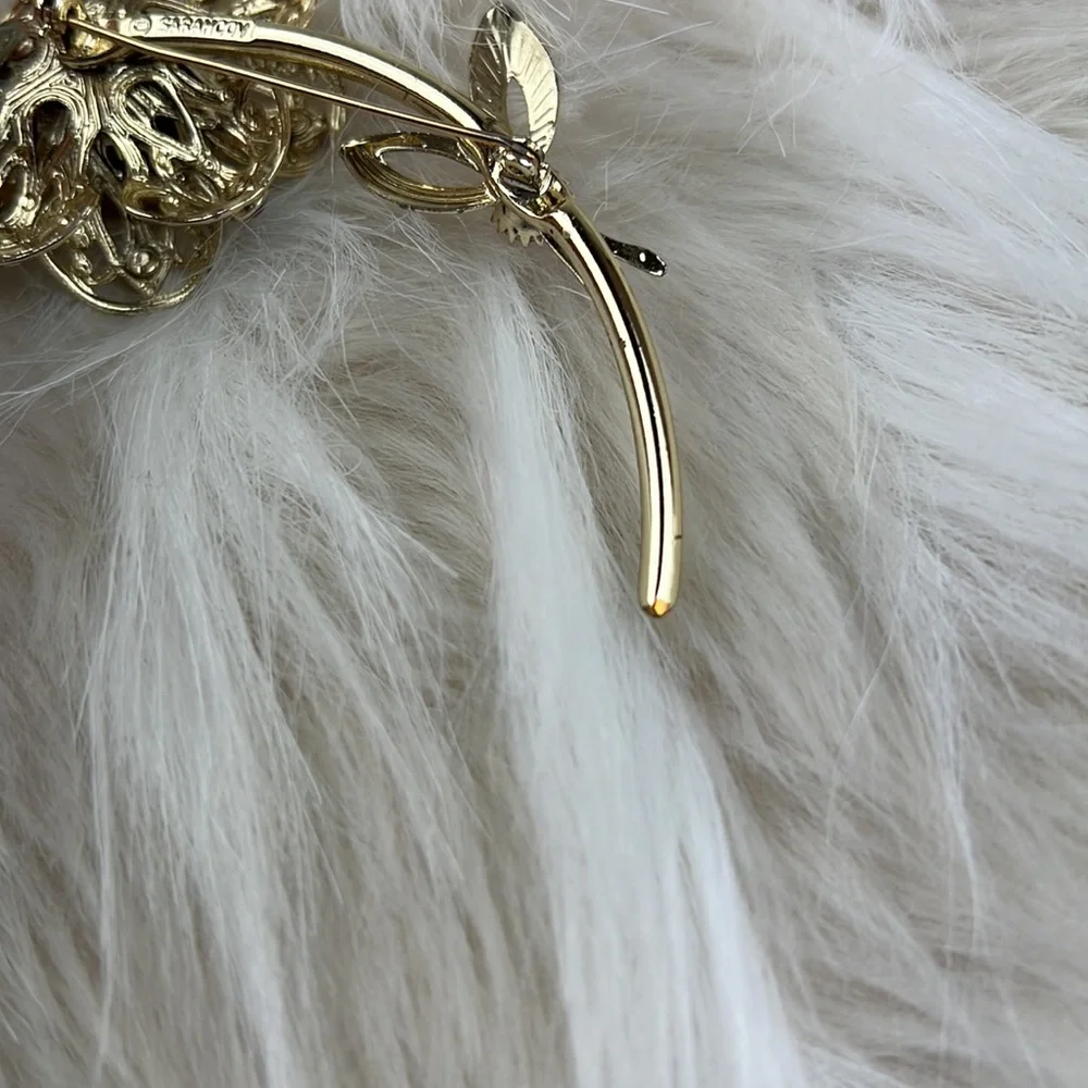 1960's Sarah Coventry flower brooch - Picture 6 of 9